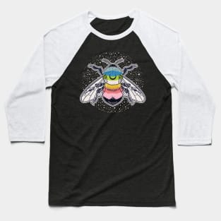 Queer Bee Proud LGBT Gay Pride Flag Baseball T-Shirt